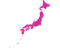 a pink icon of the country of Japan, representing travel insurance for Japan